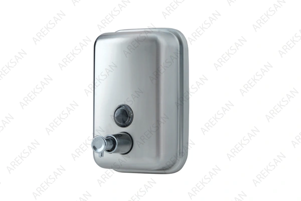 duvara monte paslanmaz çelik sıvı sabun dispenseri manuel