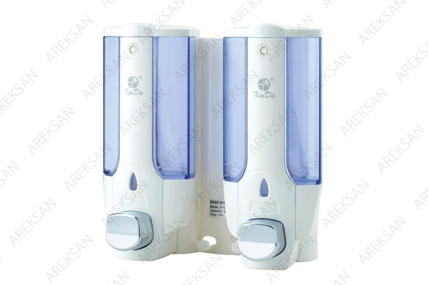 manuel ikili duvara monte sıvı sabunluk