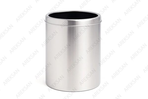 Çemberli Çöp Kovası Paslanmaz Çelik