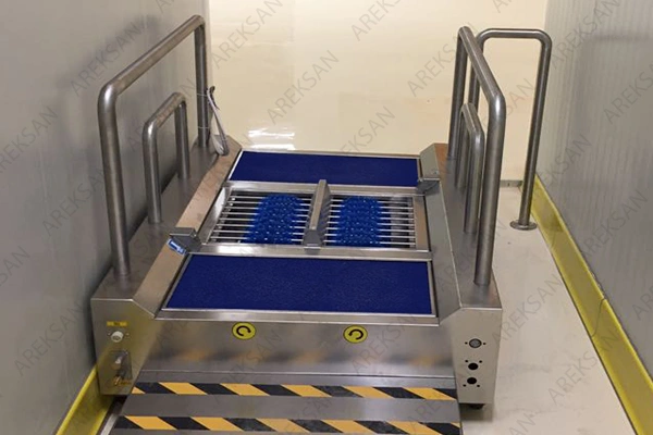 Yatay Fırçalı Hijyen Bariyeri