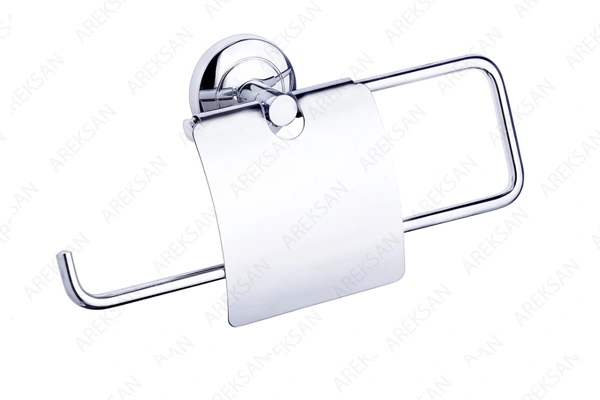 Kapaklı WC kağıt verici uzun – paslanmaz çelik duvara monte otel tipi tuvalet kağıtlığı