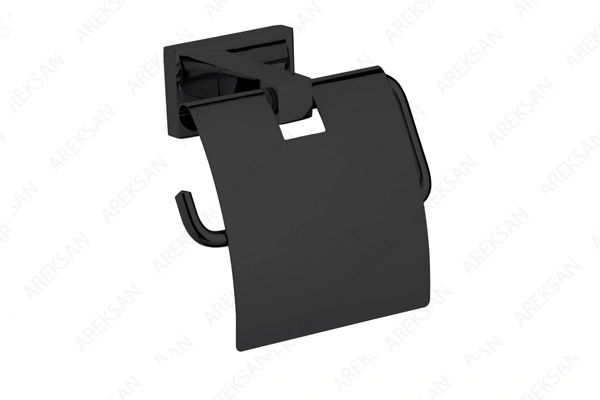 Siyah WC Kağıtlık