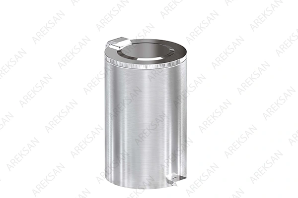 Paslanmaz çelik pedallı çöp kovası, hijyenik ve kullanışlı tasarım.