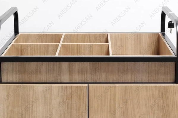 kat hizmetleri arabası – otel içi hijyen taşıma aracı