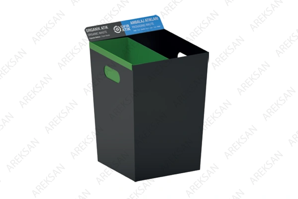 Hotel In-Room Zero Waste Trash Bin Double