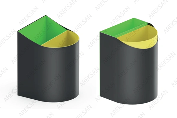 Hotel In-Room Recycling Trash Can